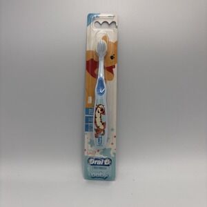 Oral B Baby Toothbrush Blue Disney Winnie The Pooh Tigger 0-3years Extra‎ Soft